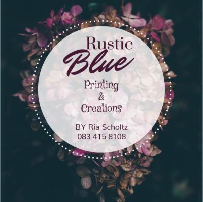 Rustic Blue Printing & Creations