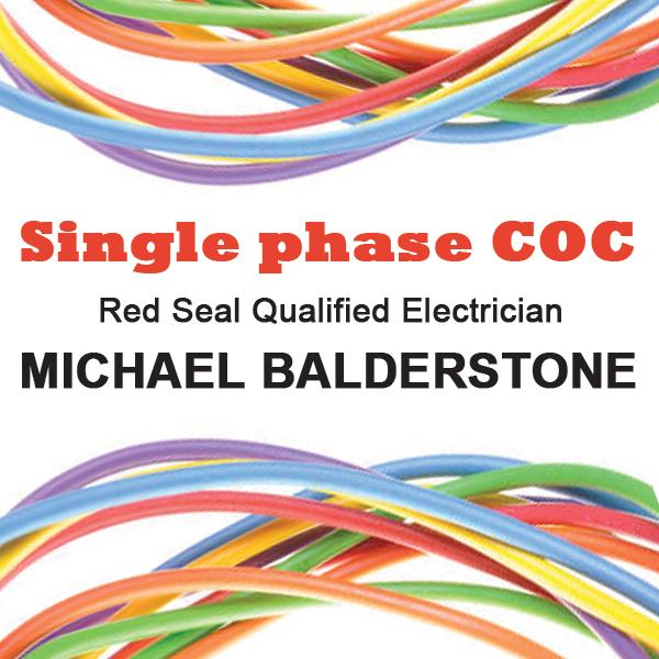 Single Phase COC - Michael Balderstone